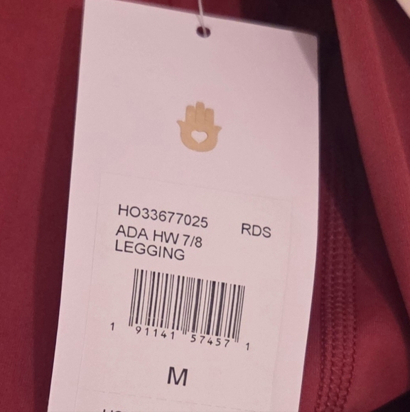 Spiritual Gangster ADA HW 7/8 "Super Smooth" Leggings In A Rust Color - Picture 2 of 9